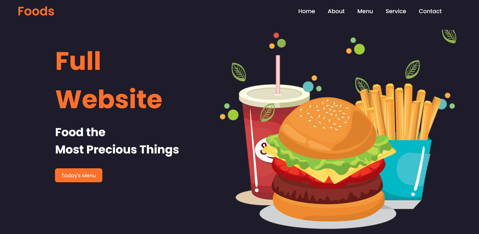 Foods - Site restaurant fast-food